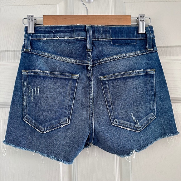AMO Distressed Denim Jean Shorts - Picture 4 of 12